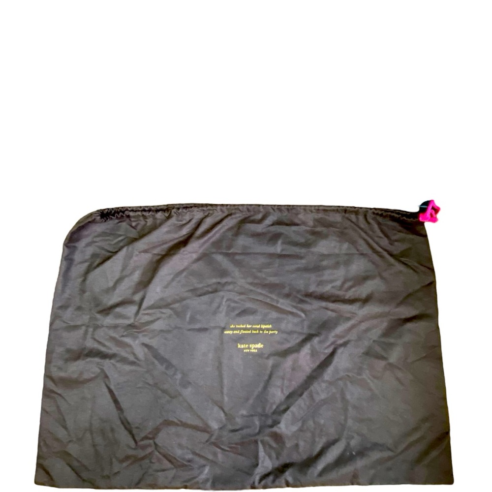#123 Kate Spade XL Dustbag Brown Pink